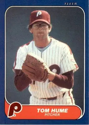 Tom Hume - 1986 Fleer Update - #U-52 - Baseball - Baseball Card Single