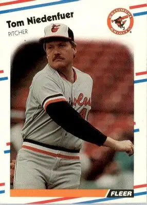 Tom Niedenfuer - 1988 Fleer - #568 - Baseball - Baseball Card Single