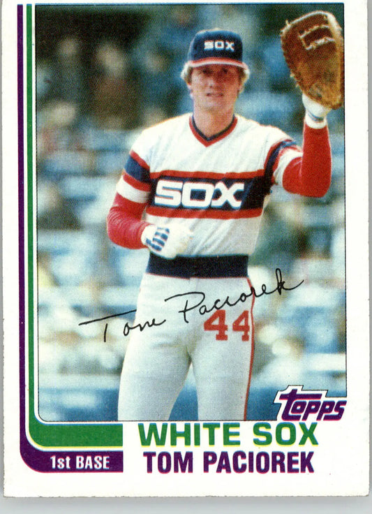 Tom Paciorek - 1982 Topps Traded - #85T - Baseball