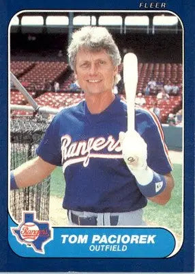 Tom Paciorek - 1986 Fleer Update - #U-86 - Baseball - Baseball Card Single