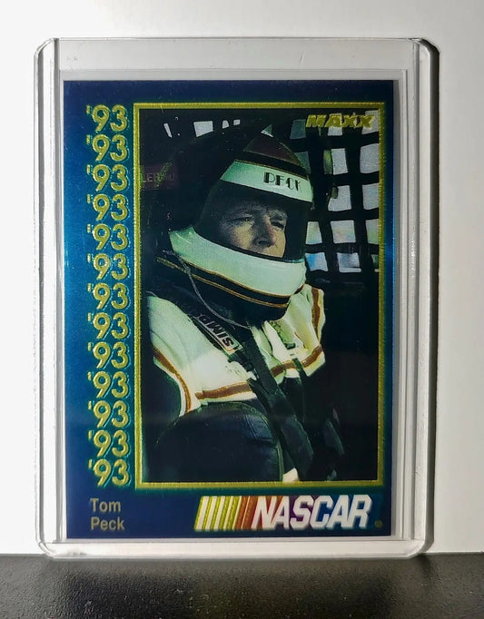 Tom Peck 1993 Maxx Premier Plus Racing #19 NASCAR Card Levin Racing - Racing Card Single