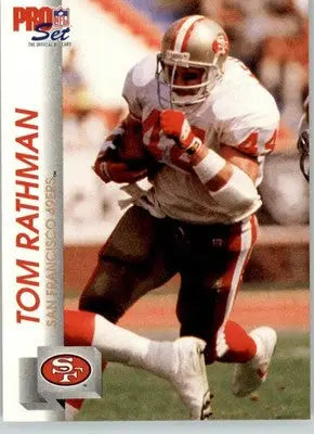 Tom Rathman - 1992 Pro Set - #650 - Football - Football Card Single