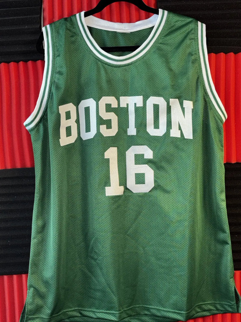 Tom Satch Sanders Boston Celtics Signed Custom Jersey HOF 2011 Inscribed BAS COA - Sports Memorabilia