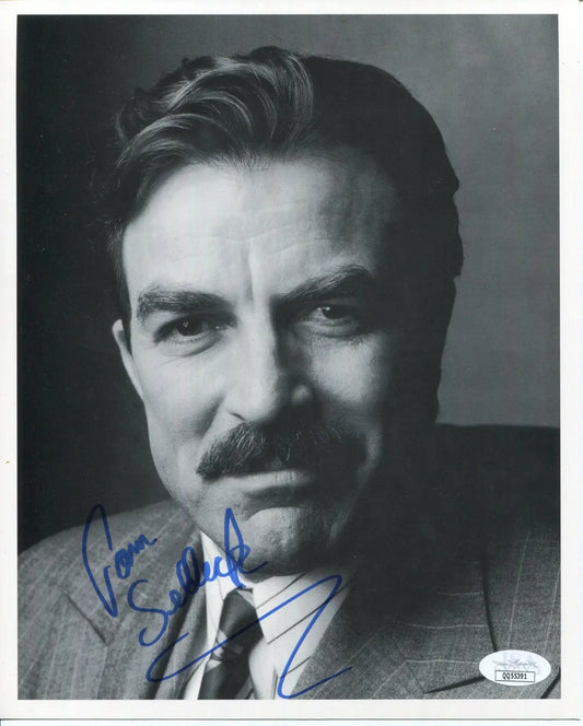 Tom Selleck Signed 8x10 Photo Autograph Magnum PI Blue Bloods Friends Auto JSA - Entertainment Memorabilia