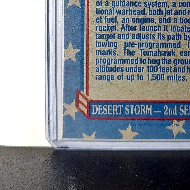 Tomahawk Cruise Missile 1991 Topps Desert Storm #167 Card