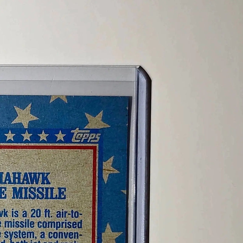 Tomahawk Cruise Missile 1991 Topps Desert Storm #167 Card