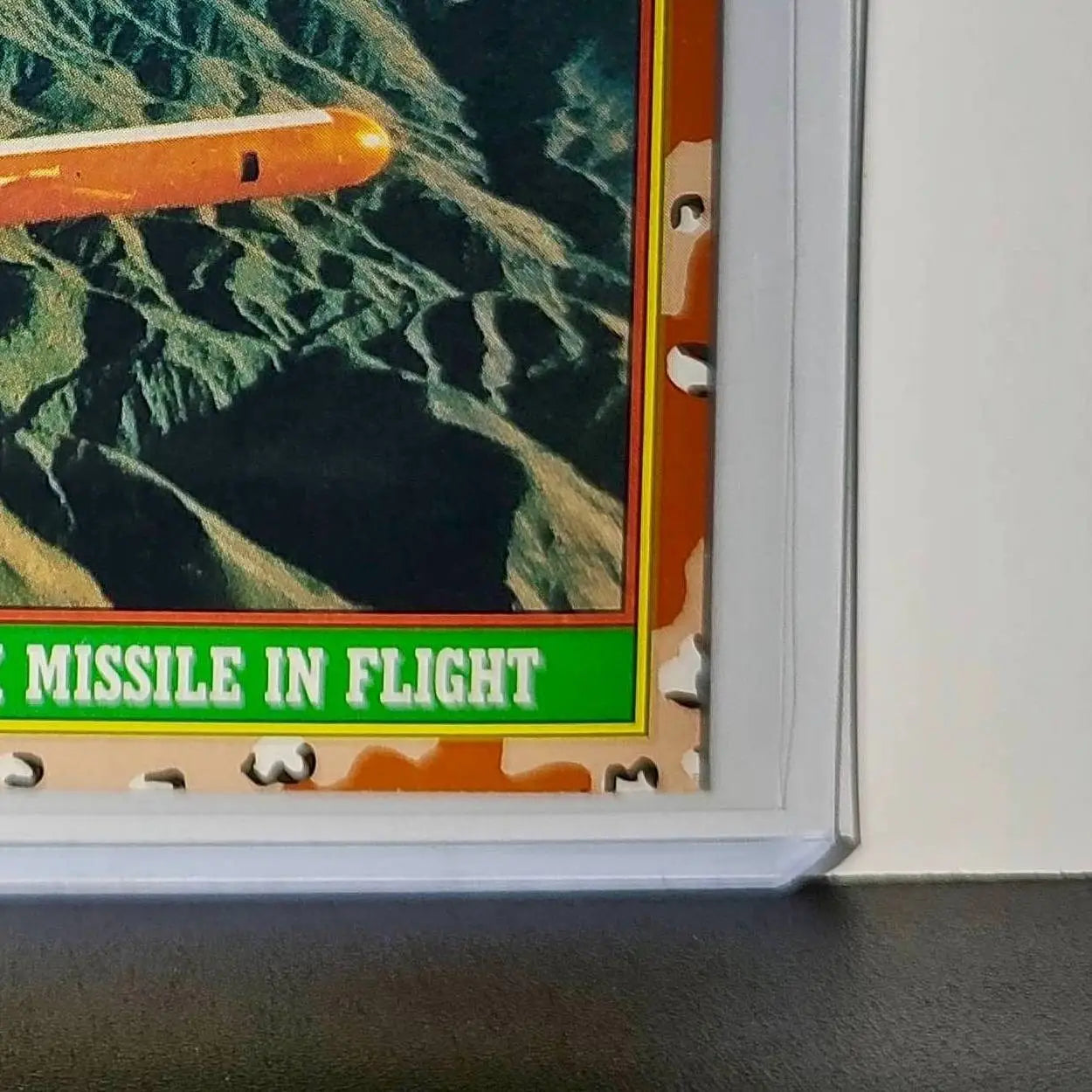 Tomahawk Missile in Flight 1991 Topps Desert Storm #47 Card