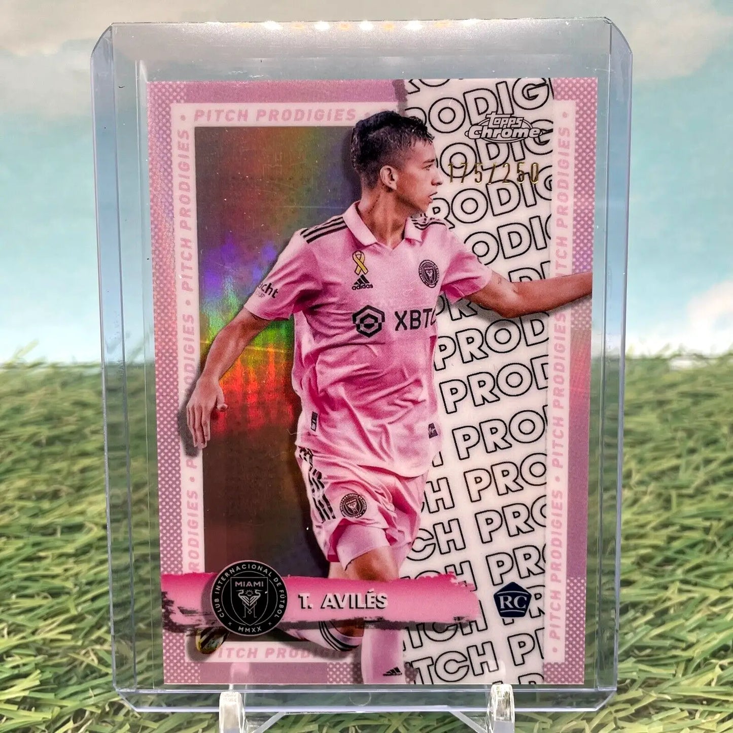 Tomas Aviles RC Rookie 2024 MLS Topps Chrome Rose Gold Pitch Prodigies SP /250 card