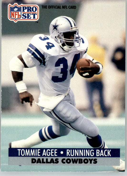 Tommie Agee - 1991 Pro Set - #127 - Football - Football Card Single