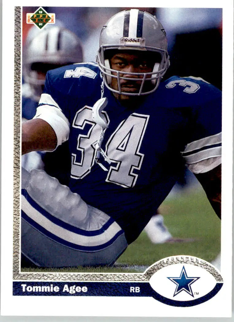 Tommie Agee - 1991 Upper Deck - #257c - Football - Football Card Single