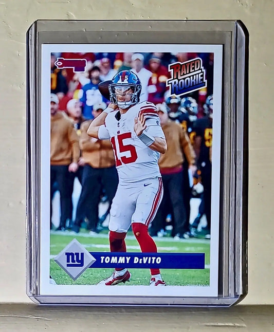 Tommy DeVito 2023 Panini NFL Rated Rookie Retro #6 Card New York Giants 1/629 - Football Card Single