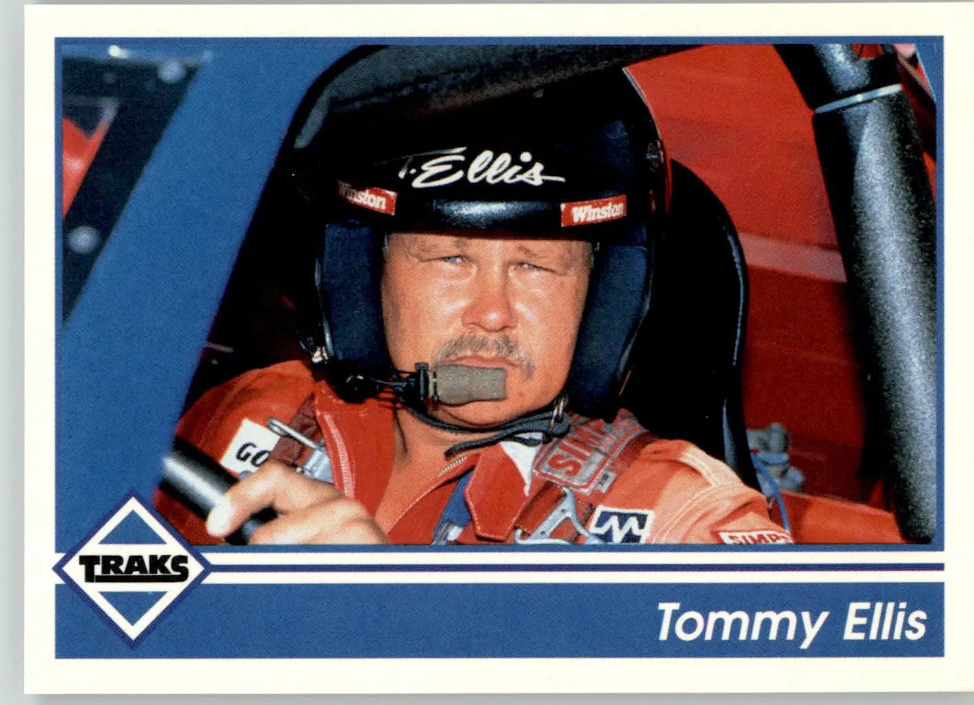 Tommy Ellis - 1992 Traks - #166 - Racing - Racing Card Single