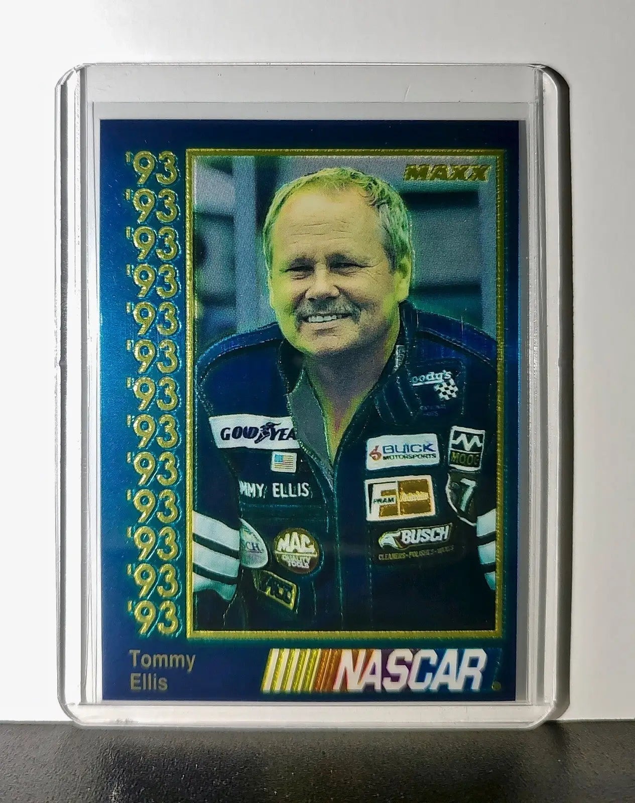 Tommy Ellis 1993 Maxx Premier Plus Racing #70 NASCAR Card Ellis Racing - Racing Card Single