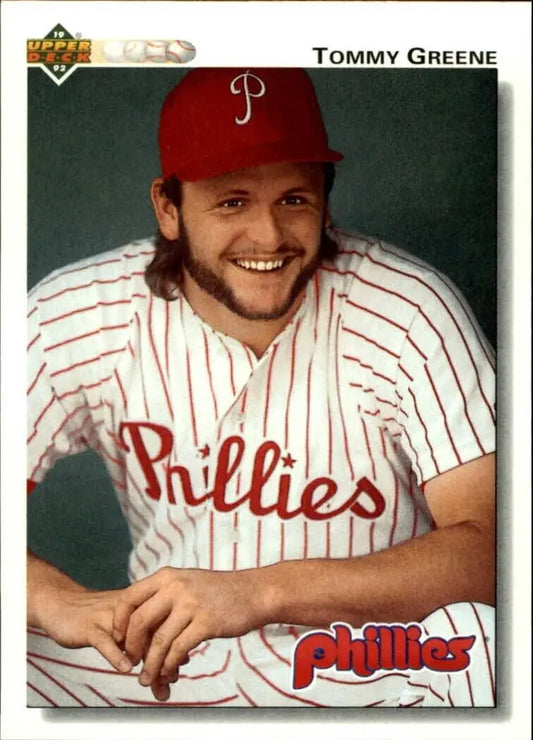Tommy Greene 1992 Upper Deck MLB #567 Baseball Card Philadelphia Phillies - Baseball Card Single