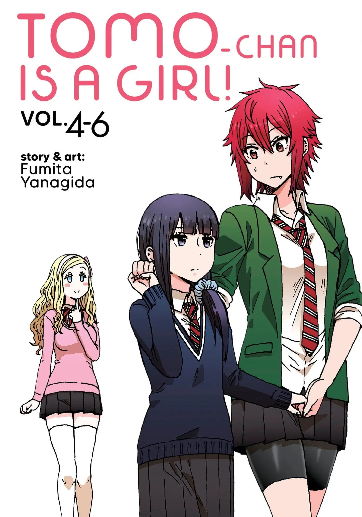 Tomo Chan Is A Girl omnibus graphic manga cover featuring girl omnibus design