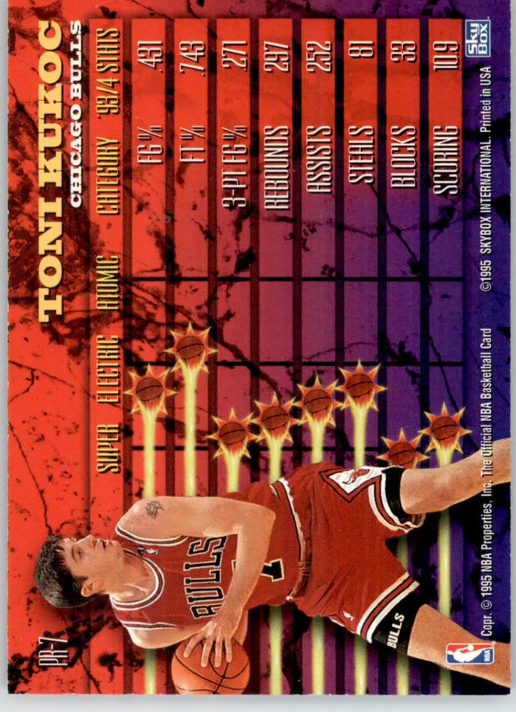 Toni Kukoc - 1994-95 Hoops - #PR-7 - Hoops Power Basketball - Basketball Card Single
