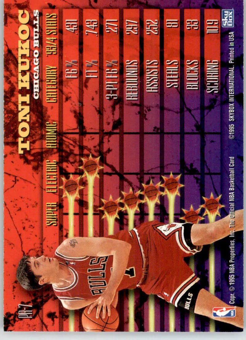 Toni Kukoc - 1994-95 Hoops - #PR-7 - Hoops Power Basketball - Basketball Card Single