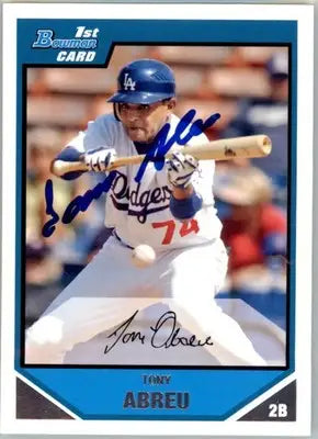 Tony Abreu - 2007 Bowman - #BP71 - Prospects AUTO Baseball - Baseball Card Single
