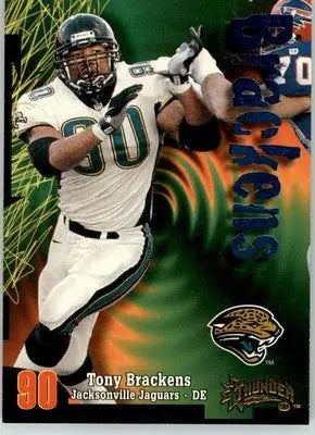 Tony Brackens - 1998 SkyBox Thunder - #84 - Football - Football Card Single