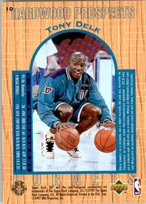 Tony Delk - 1996-97 Upper Deck UD3 - #10 - RC Basketball - Basketball Card Single