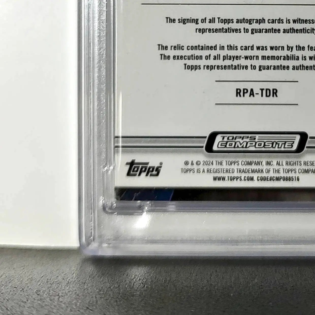 Tony Dorseett 2023 Topps #RPA-TDR Resurgence Patch Gold 41/50 PSA 8 Auto 10 - Football Card Single