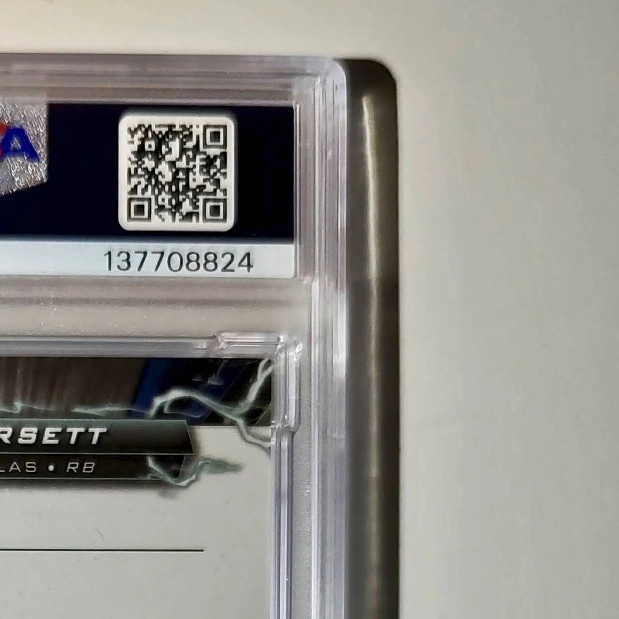 Tony Dorseett 2023 Topps #RPA-TDR Resurgence Patch Gold 41/50 PSA 8 Auto 10 - Football Card Single