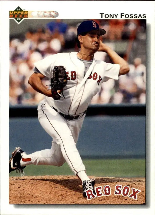Tony Fossas 1992 Upper Deck MLB #503 Baseball Card Boston Red Sox - Baseball Card Single