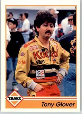 Tony Glover - 1992 Traks - #70 - Racing - Racing Card Single