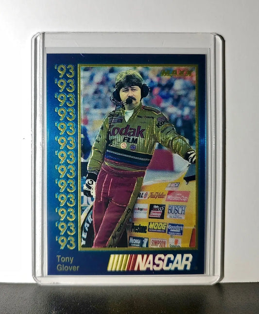 Tony Glover 1993 Maxx Premier Plus Racing #137 NASCAR Card Morgan-McClure - Racing Card Single