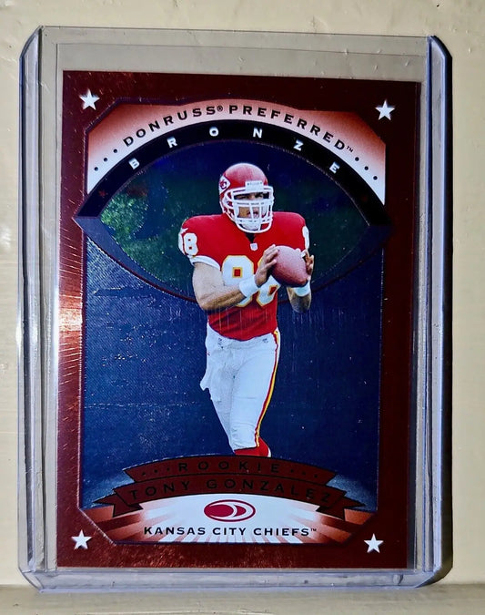 Tony Gonzalez 1997 Donruss Preferred Bronze Football #102 NFL Card Chiefs
