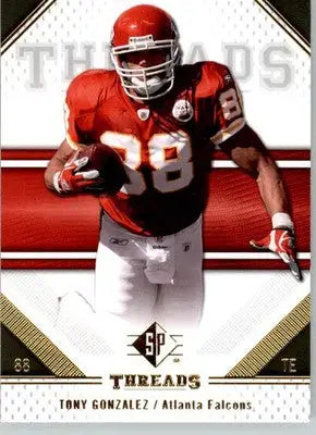 Tony Gonzalez - 2009 SP Threads - #94 - Football - Football Card Single