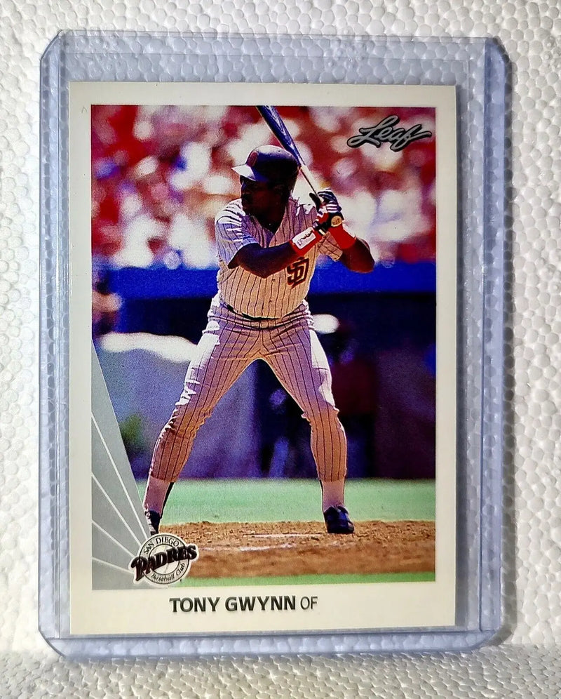 Tony Gwynn 1990 Leaf MLB #154 Baseball Card San Diego Padres