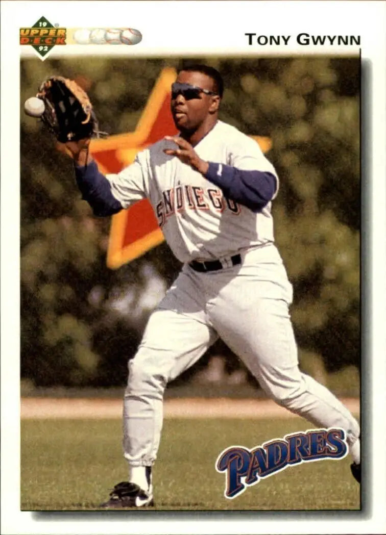 Tony Gwynn 1992 Upper Deck MLB #274 Baseball Card San Diego Padres - Baseball Card Single