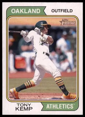 Tony Kemp 2023 Topps Heritage #130 Oakland Athletics - Baseball Card Single