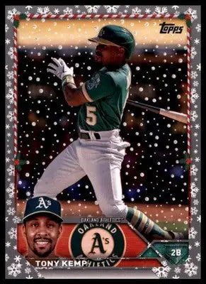Tony Kemp 2023 Topps Holiday Metallic #H12 Oakland Athletics - Baseball Card Single