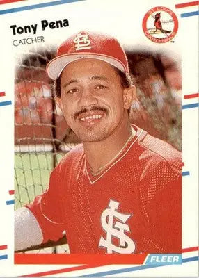 Tony Pena - 1988 Fleer - #45 - Baseball - Baseball Card Single