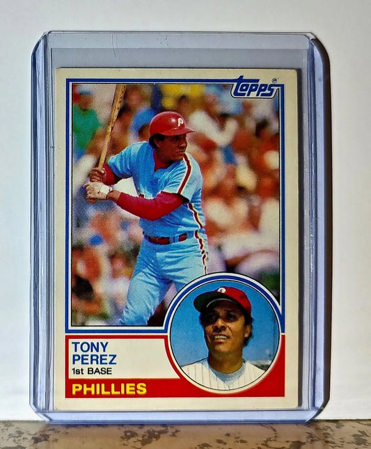 Tony Perez 1983 Topps MLB #85T Baseball Card Philadelphia Phillies - Baseball Card Single
