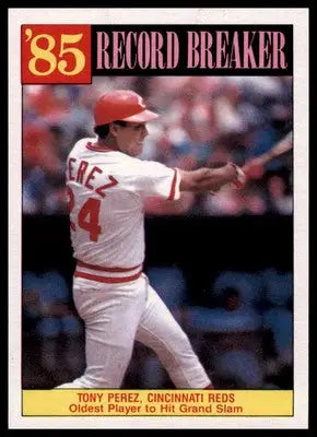 Tony Perez 1986 Topps #205 Cincinnati Reds - Baseball Card Single