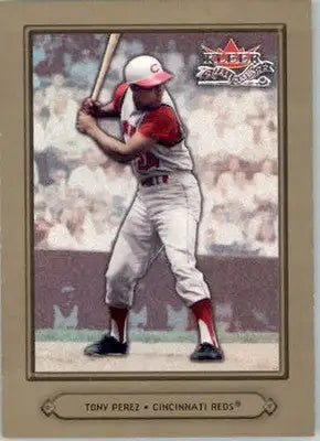 Tony Perez - 2002 Fleer Fall Classic - #24 - Baseball - Baseball Card Single