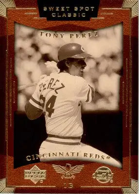 Tony Perez - 2004 Upper Deck Sweet Spot Classic - #83 - Baseball - Baseball Card Single