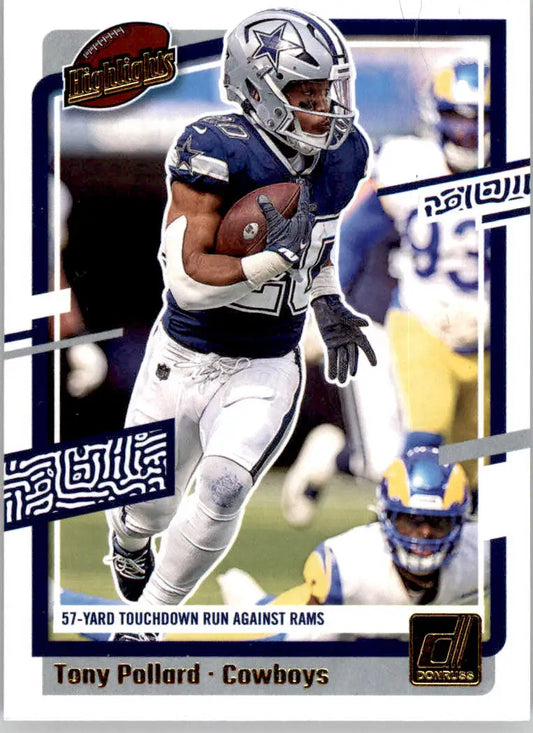 Tony Pollard - 2023 Donruss - #H-TP - Highlights Football - Football Card Single