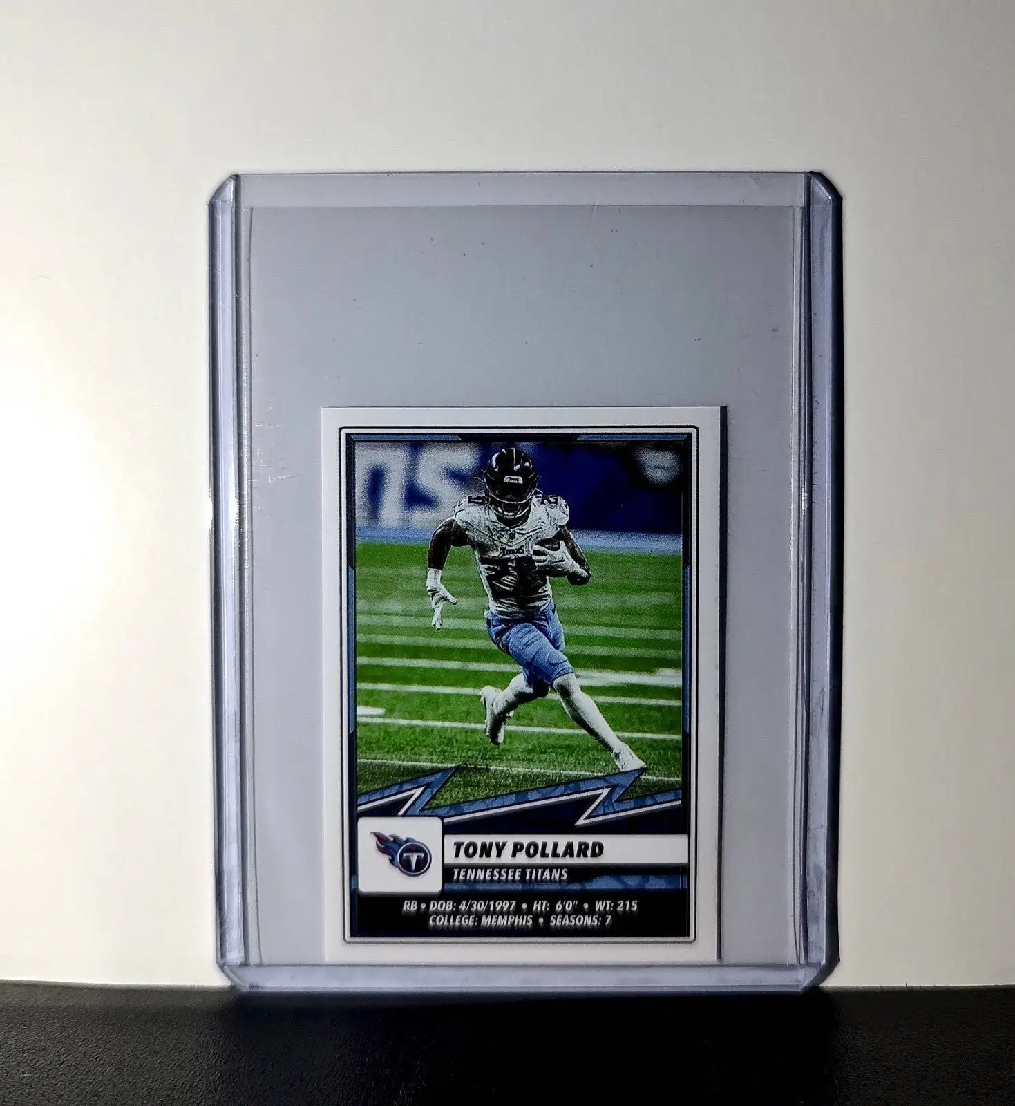 Tony Pollard 2025 Panini NFL #217 Sticker Tennessee Titans