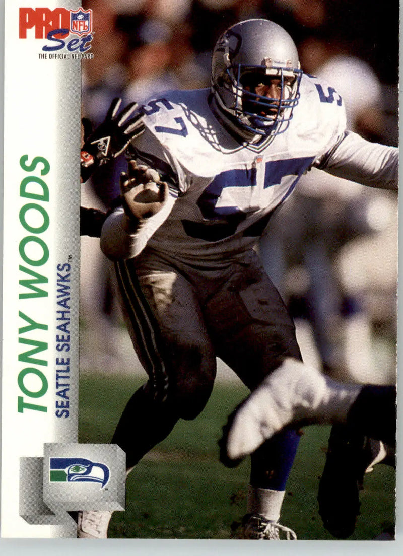 Tony Woods - 1992 Pro Set - #660 - Football - Football Card Single