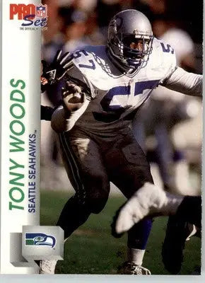 Tony Woods - 1992 Pro Set - #660 - Football - Football Card Single