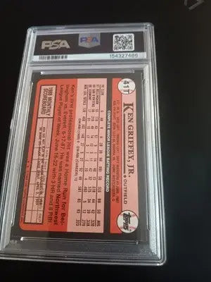 Topps 1989 Traded Ken Griffey Jr. (RC) #41T Seattle Mariners. MLB. PSA 9 MINT - Baseball Card Single