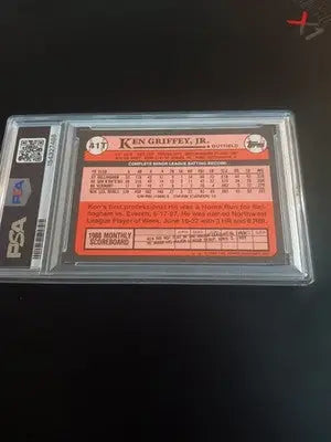 Topps 1989 Traded Ken Griffey Jr. (RC) #41T Seattle Mariners. MLB. PSA 9 MINT - Baseball Card Single
