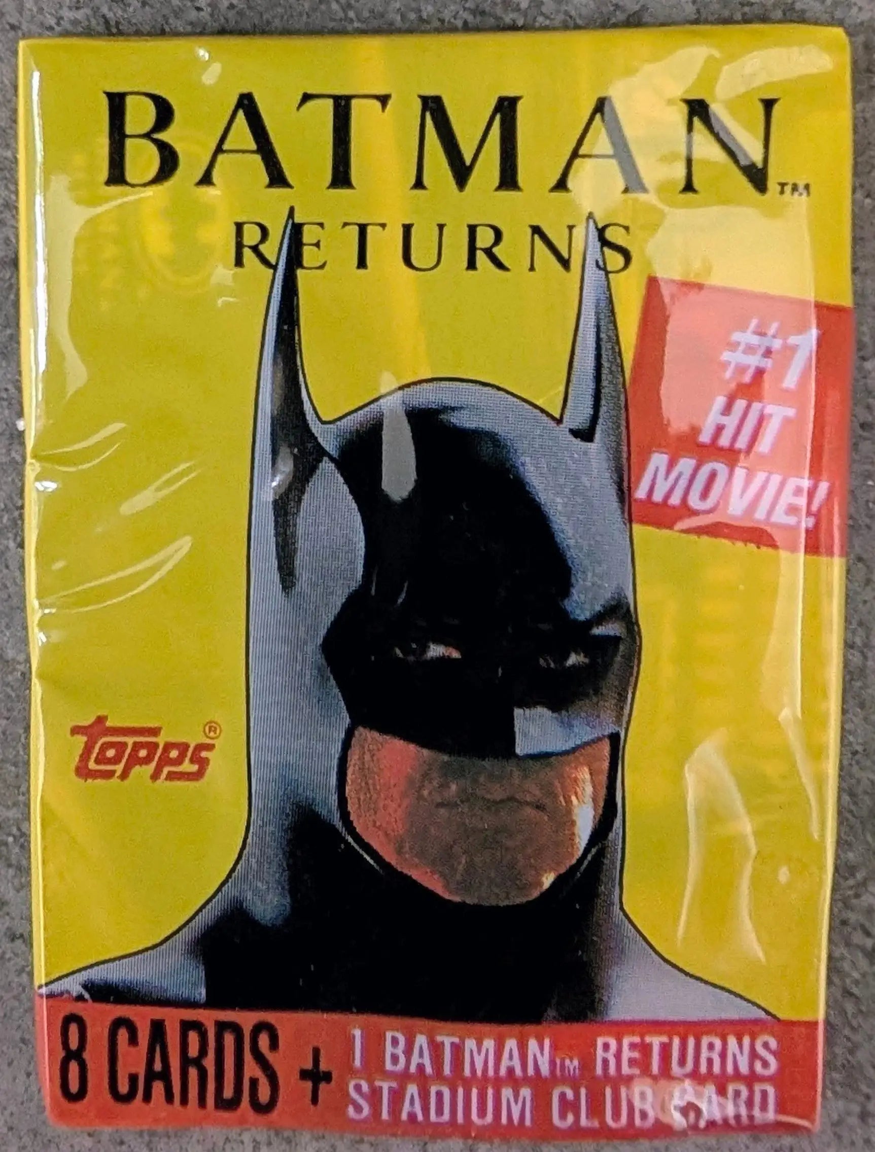 Topps 1991 Batman Returns Trading Card Pack - DC Card Box