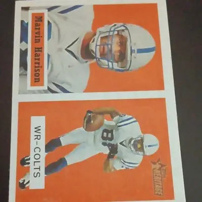 Topps 2002 Topps Heritage - Marvin Harrison #152. Indianapolis Colts. NFL. NRMT+ - Football Card Single