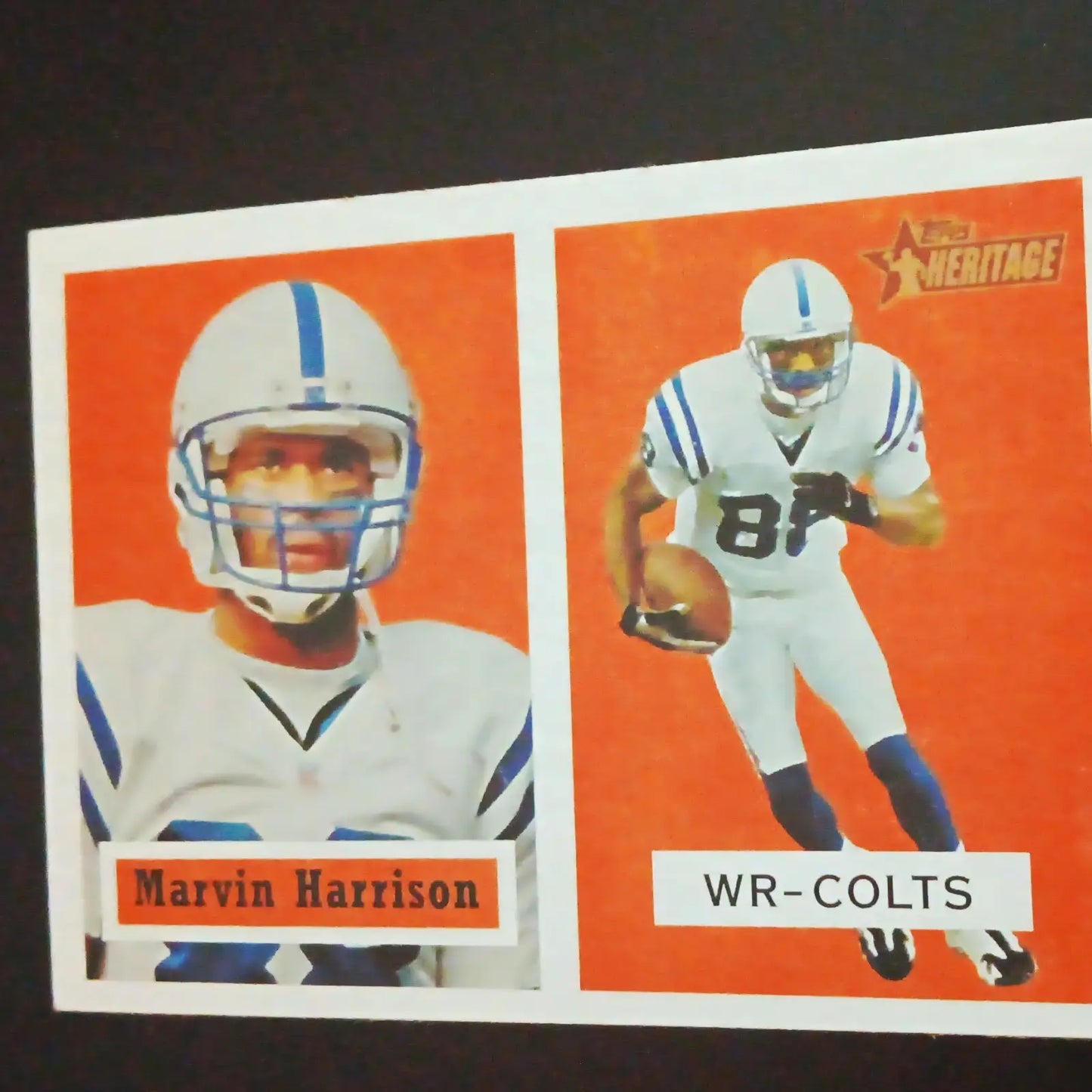 Topps 2002 Topps Heritage - Marvin Harrison #152. Indianapolis Colts. NFL. NRMT+ - Football Card Single