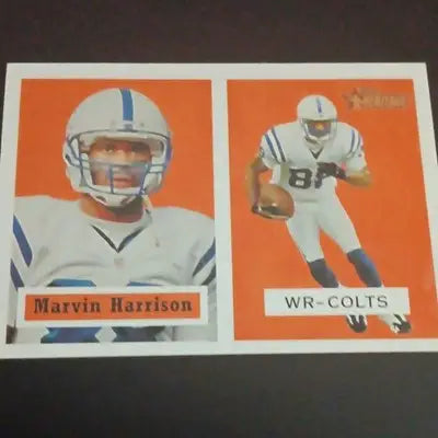 Topps 2002 Topps Heritage - Marvin Harrison #152. Indianapolis Colts. NFL. NRMT+ - Football Card Single